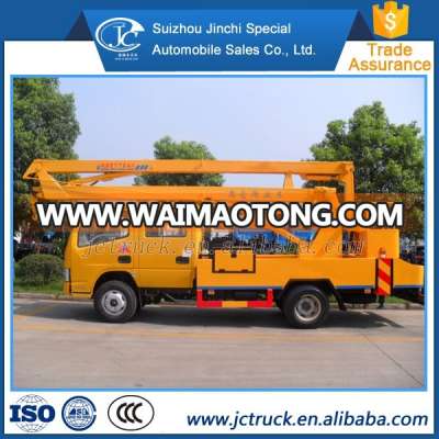 DongFeng lifting high altitude operation truck, hydraulic man lift aerial work platform truck